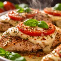 Turkey Breasts with Mozzarella and Tomatoes