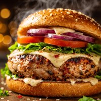 Turkey Burgers Jerk Style
