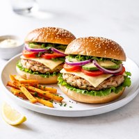 Turkey Burgers with Flavor