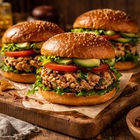 Turkey Burgers with Spinach and Sun Dried Tomato