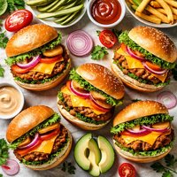 Turkey Cheddar Burgers