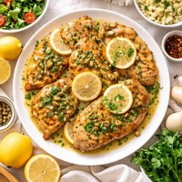 Turkey Cutlets with Lemon Sauce