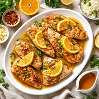 Turkey Cutlets with Orange Sauce