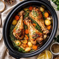 Turkey Drumsticks in the Crock Pot