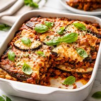 Turkey Eggplant Aubergine Lasagna