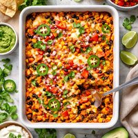 Turkey Enchilada Casserole Ww