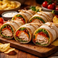 Turkey Lunch Box Wraps