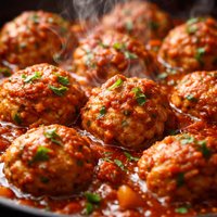 Turkey Meatballs in Paprika Tomato Sauce