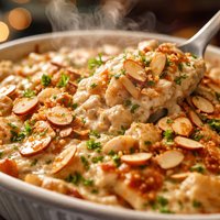 Turkey or Chicken Almond Crescent Casserole