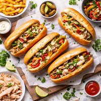 Turkey Philly Sandwiches