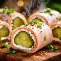 Turkey Pickle Roll Ups