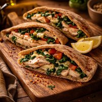 Turkey Pita Florentine Low Fat