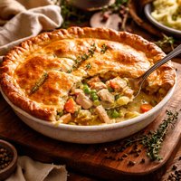 Turkey Pot Pie with Leftovers