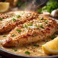 Turkey Scaloppine with Parmesan Cheese