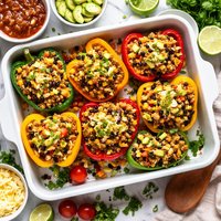 Turkey Stuffed Bell Peppers