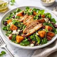 Turkey Sweet Potato and Watercress Salad