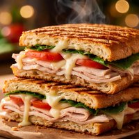 Turkey Swiss Panini
