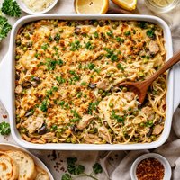 Turkey Tetrazzini Casserole