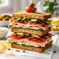 Turkey Turkey Turkey Club on Whole Wheat