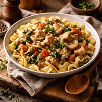 Turkey Vegetable Stroganoff