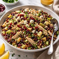 Turkey Wild Rice and Cranberry Salad