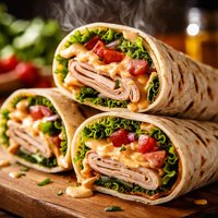 Turkey Wraps with Chipotle Mayonnaise