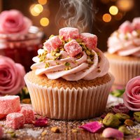 Turkish Delight Cupcakes