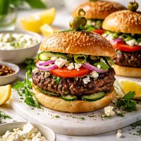 Turkish Feta Burgers