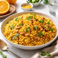 Turmeric Orange Ginger Infused Rice