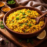 Turmeric Rice Borrie Rys