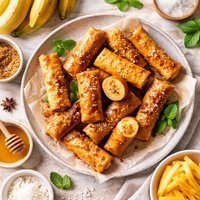 Turon Sweet Fried Banana Spring Rolls