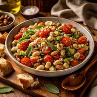 Tuscan Bean Salad with Sage