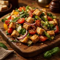 Tuscan Bread Salad Panzanella