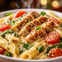 Tuscan Four Cheese Chicken and Pasta