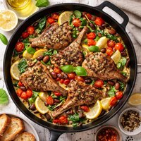 Tuscan Lamb Skillet