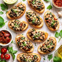 Tuscan Mushroom Hors D Oeuvres