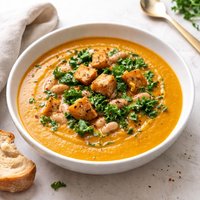 Tuscan Pumpkin White Bean Soup