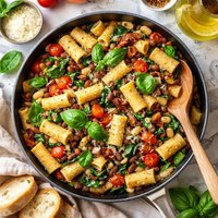 Tuscan Rigatoni White Beans