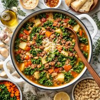 Tuscan Sausage Vegetable Soup