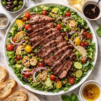 Tuscan Steak and Salad