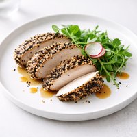 Tuxedo Sesame Crusted Chicken