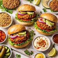 Tvp Veggie Burgers
