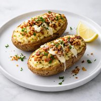 Twice Baked Caesar Potatoes