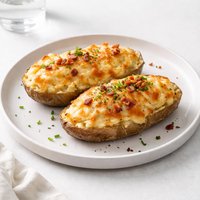 Twice Baked Cheesy Mashed Potatoes