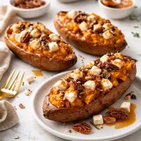 Twice Baked Sweet Potatoes for the Sweet Tooth