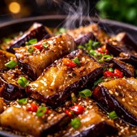 Twice Cooked Eggplant