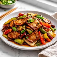 Twice Cooked Pork Stir Fry