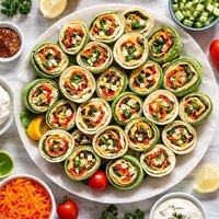 Twirly Veggie Pinwheels