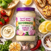 Twist Your Own Way Mayonnaise This One Is with Garlic Twist