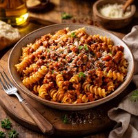 Twisted Sausage Bolognese Sauce